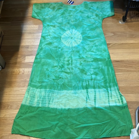 NWT boho tie dye cotton dress by Eternia St. Patricks Day - Picture 7 of 11